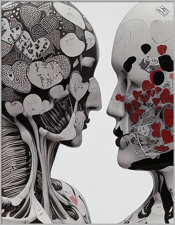 HUGE 90's Pop Art Metal Framed Poster Print