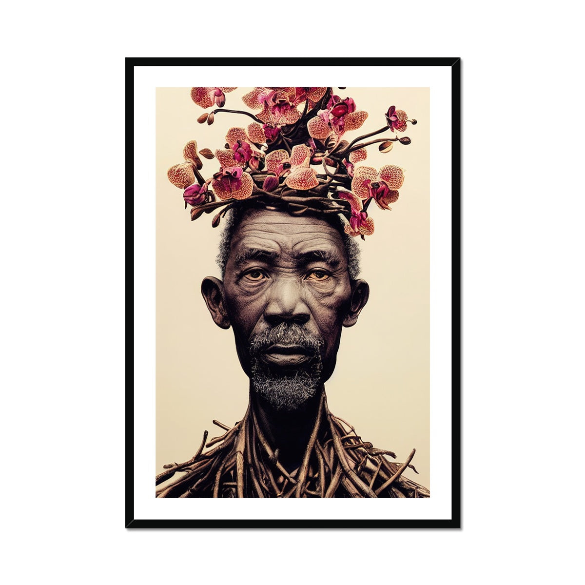 Orchid Shaman Framed and Mounted Print