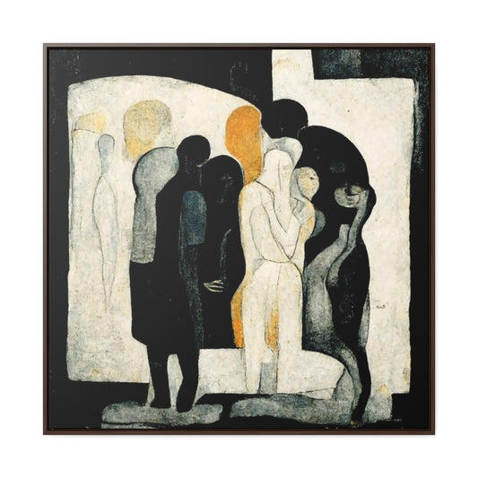 The Gathering - Square Framed Canvas