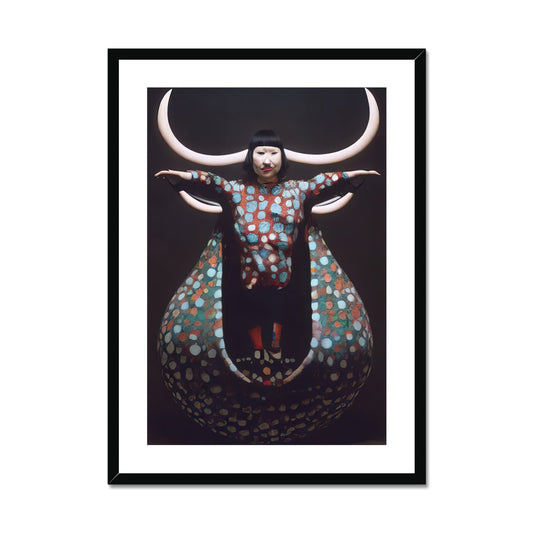 Buffalo Storyteller Framed & Mounted Print