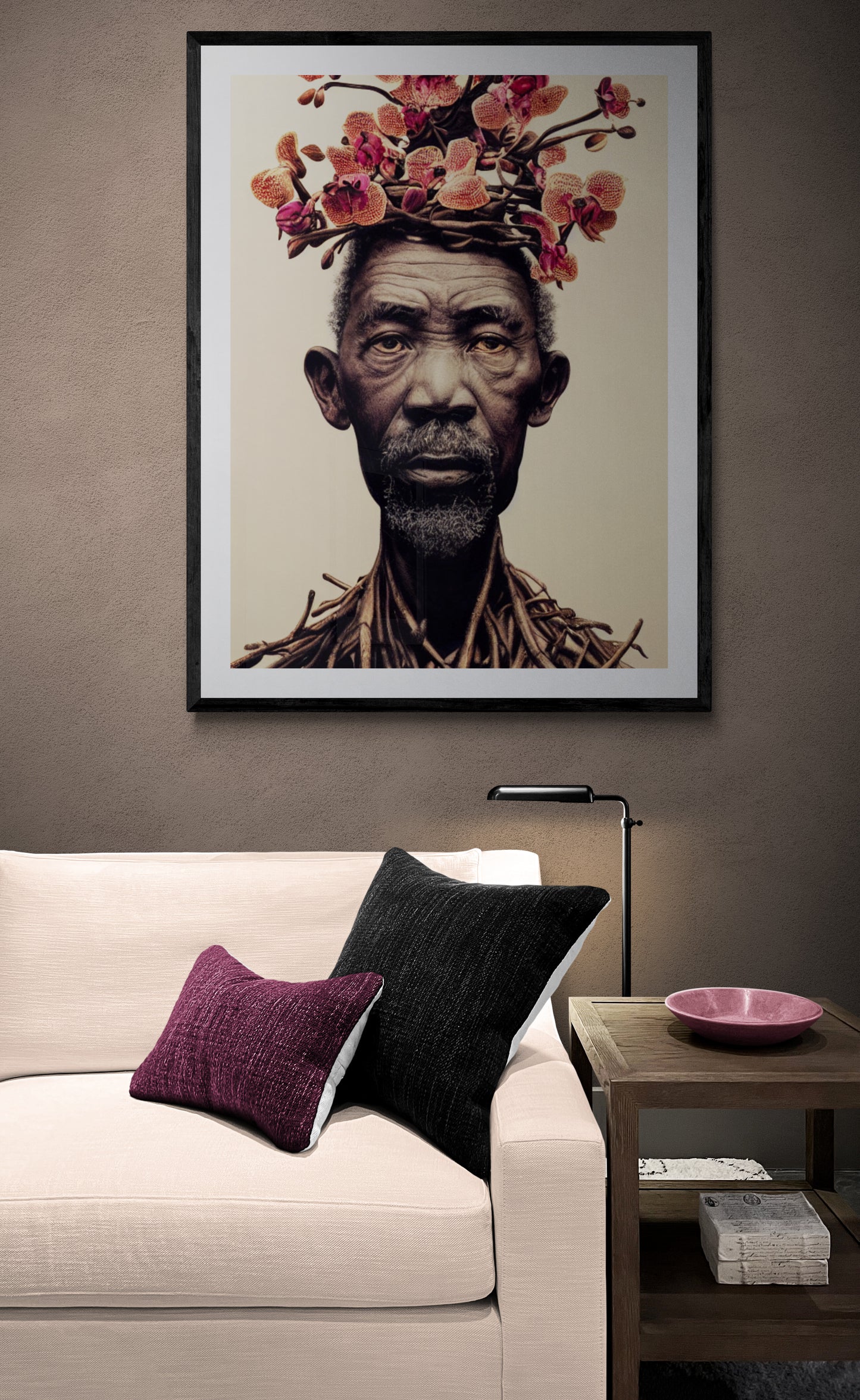 Orchid Shaman Framed and Mounted Print