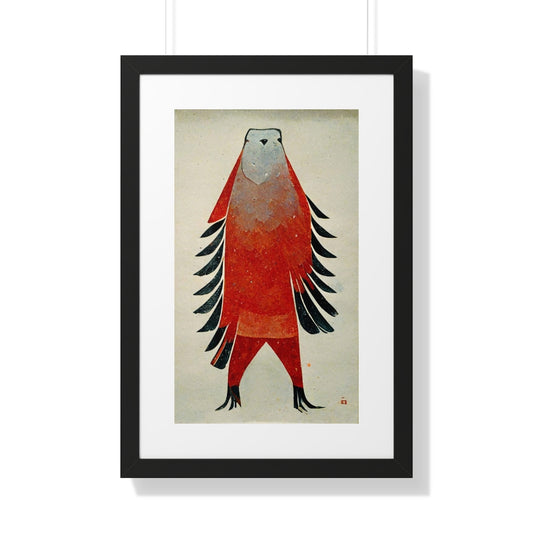 Red Eagle Figure - Framed Fine Art Print